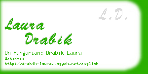 laura drabik business card